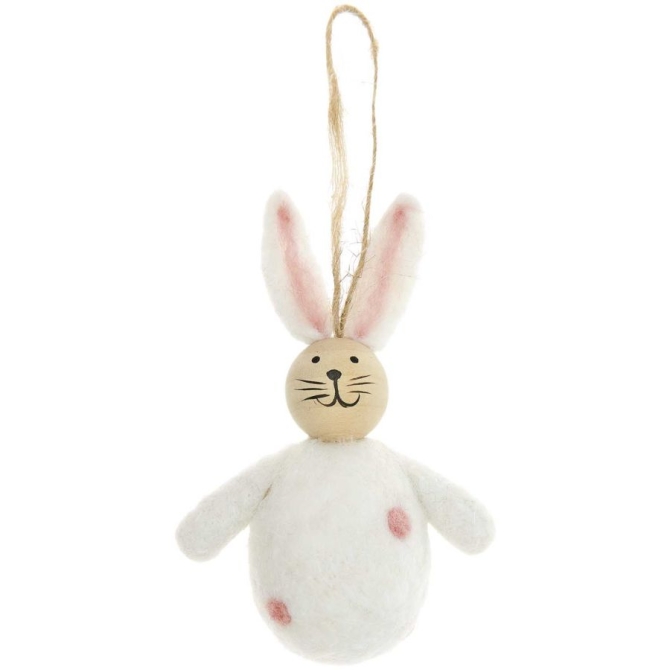 1 Lapin Dcoratif  Suspendre (10 cm) 