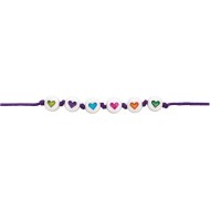165 Perles Coeurs/ Ronds/Multicolore