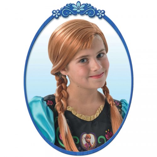 Perruque Anna Reine des Neiges 