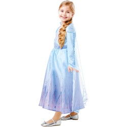 Dguisement Elsa Luxe La Reine des Neiges 2 Taille 5-6 ans. n1