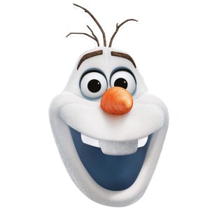 Masque en Carton Olaf Frozen 2