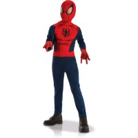 Dguisement Classique Spiderman + Gants Taille 3-4 ans