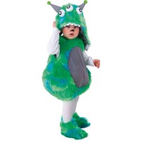 Dguisement Alien Vert Taille 2-3 Ans
