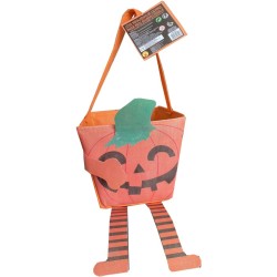 Sac Porte-Bonbons Citrouille Avec Bras Et Jambes. n1
