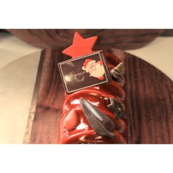 4 Figurines Nol 3D - Chocolat Noir. n2