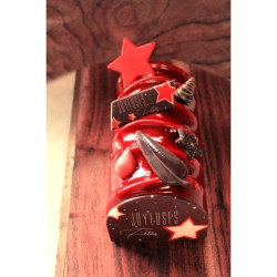 4 Figurines Nol 3D - Chocolat Noir. n3