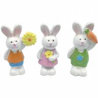 3 Pics Lapins Debouts (3,6 cm) - Plastique