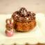3 oeufs 3D Joyeuses Pques  Noeud Choco/Cuivre - Chocolat