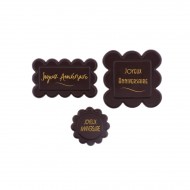 3 Biscuits Joyeux Anniversaire - Chocolat