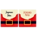 2 Embouts de Bche Pre Nol Joyeuses Ftes (8 cm) - Chocolat Blanc. n1