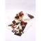 2 Pères Noël 3D - Chocolat (3,4 cm) - Chocolat Blanc images:#2