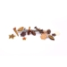 8 Feuilles d Automne Cuivre/Or (5 cm) - Chocolat Noir. n2