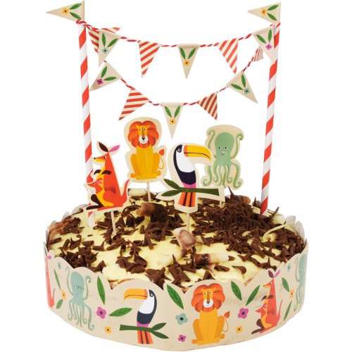 Kit Decorations De Gateau Animaux Colorama Pour L Anniversaire De Votre Enfant Annikids