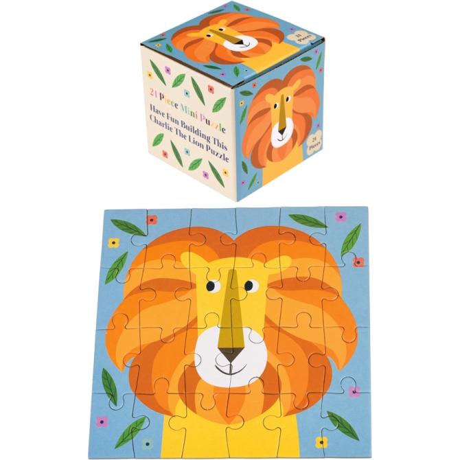 Mini Puzzle Lion Colorama - 24 pices 