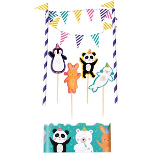 Kit Décoration de Gâteau Panda Party