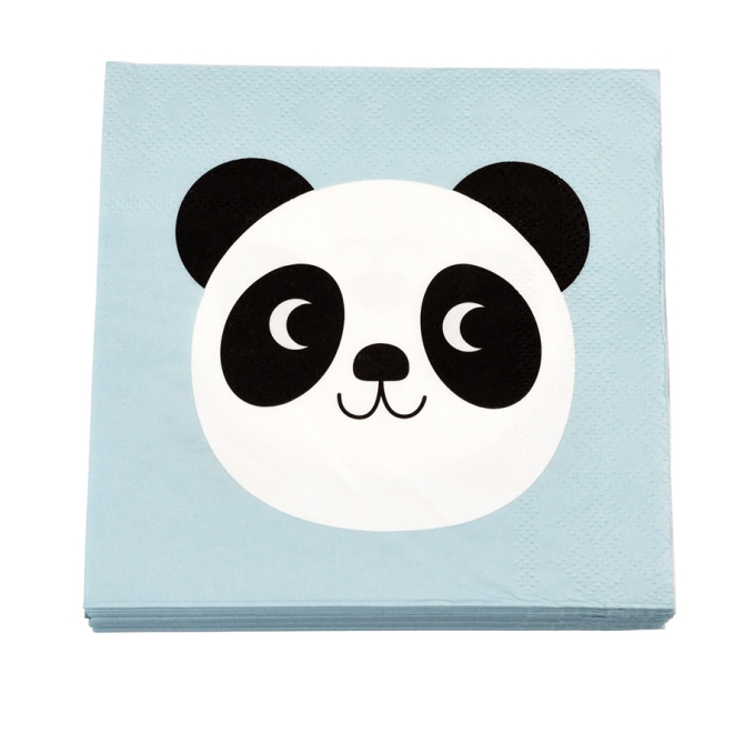 20 Petites Serviettes Miko le Panda 