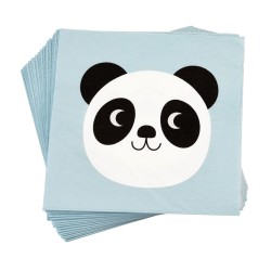 20 Petites Serviettes Miko le Panda. n1