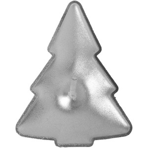 4 Bougies Sapin Argent (5 cm)