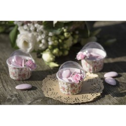 6 Caissettes  Cupcake Liberty Rose. n2