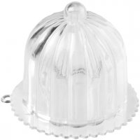 2 Minis Cloches Gteaux (6 cm) - Plastique