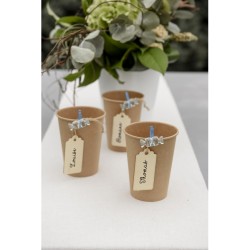 10 Gobelets Carton Kraft. n°1