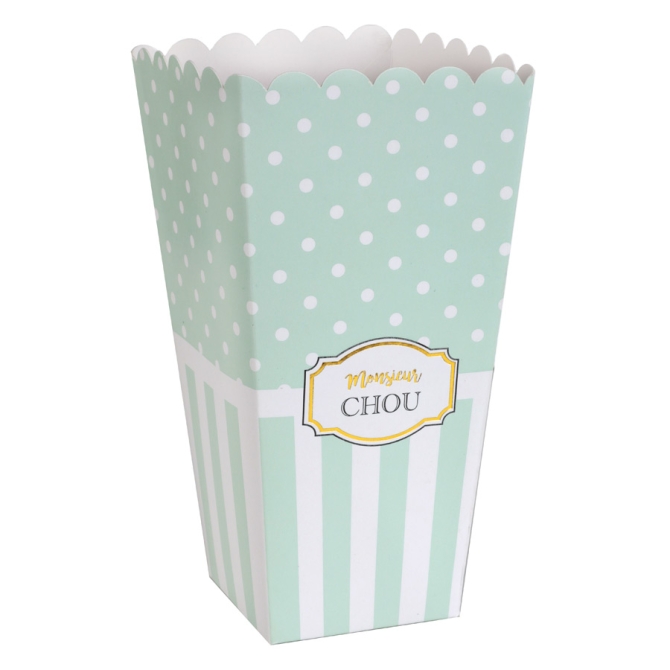 8 Pots  Popcorn Monsieur Chou Turquoise 