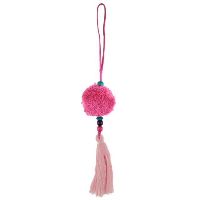 Déco Pompon Latina Fuchsia / Rose 