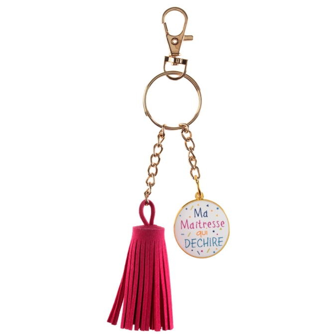 1 Porte-clé Médaillon Ma Maîtresse qui Déchire 