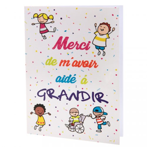 Carnet Merci Maitresse 16 Cm Pour L Anniversaire De Votre Enfant Annikids