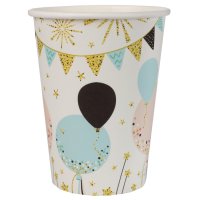 Contient : 1 x 10 Gobelets Paillettes et Ballons