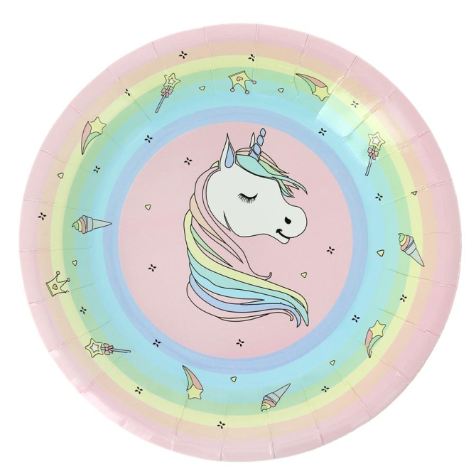 10 Assiettes Licorne 