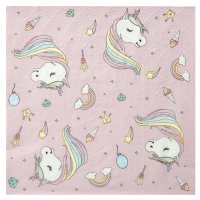 20 Serviettes Licorne