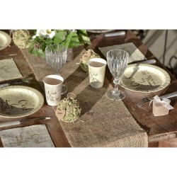Chemin de Table Jute Foncé (5 m). n°3