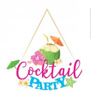 Grande Déco Cocktail Party (39 cm) - Bois