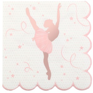 20 Serviettes - Ballerine