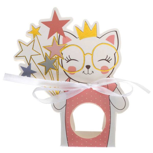 6 Botes Cadeaux - Kitty Party Rose 