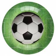 10 Assiettes Foot Vert