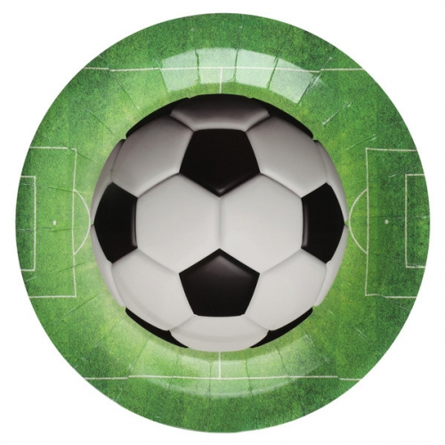10 Assiettes Foot Vert 