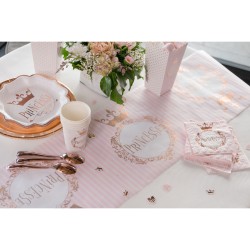 Chemin de Table Princesse Rose Gold. n1