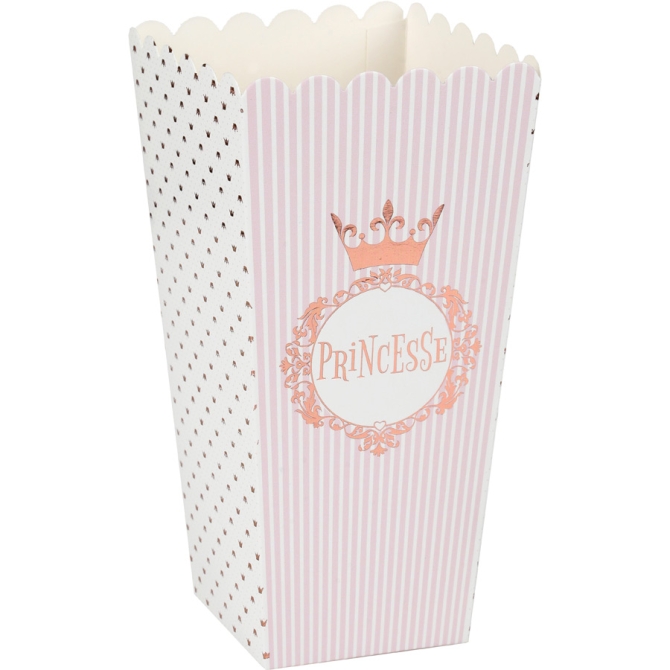 8 Pots  Popcorn Princesse Rose Gold 