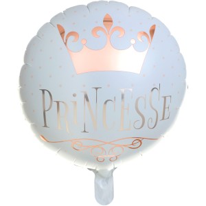 Ballon  Plat Princesse Rose Gold