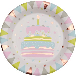 10 Assiettes Anniversaire 1 An