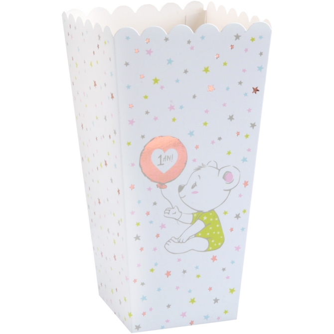 8 Pots  Popcorn Anniversaire 1 An 