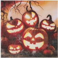 20 Serviettes Epouvantail d'Halloween