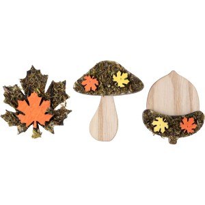 9 Minis Dcos Automne - Bois/Moussse