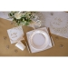 20 Serviettes Magie de Nol Blanc. n2