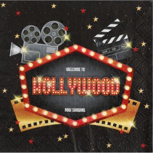 20 Serviettes Hollywood