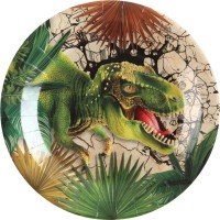10 Assiettes Dinosaure