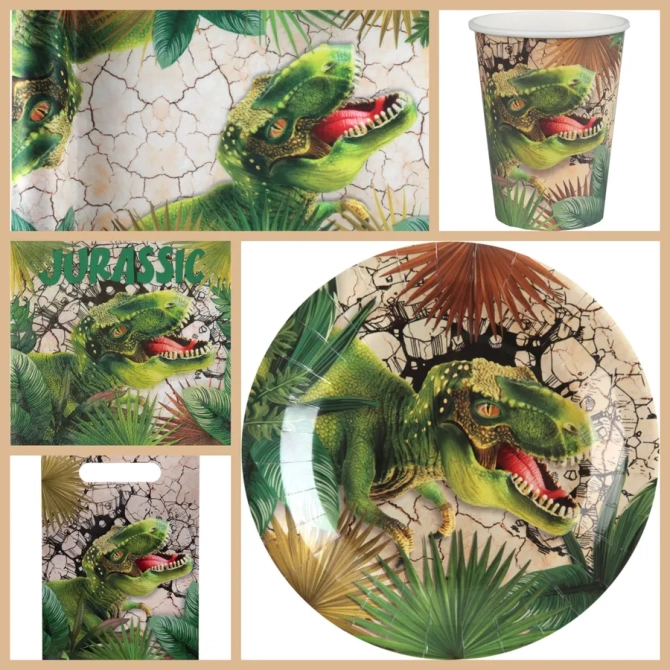 Grande Boîte à fête Dinosaure 