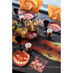 10 Assiettes Epouvantail d Halloween. n2